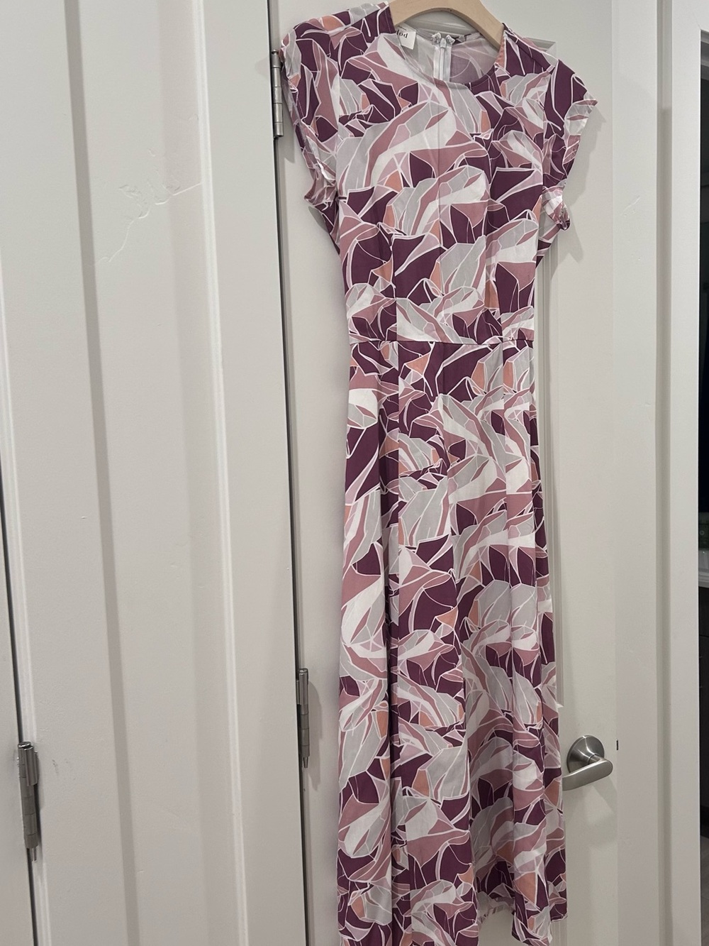 böhme Purple & Pink Printed Maxi Dress